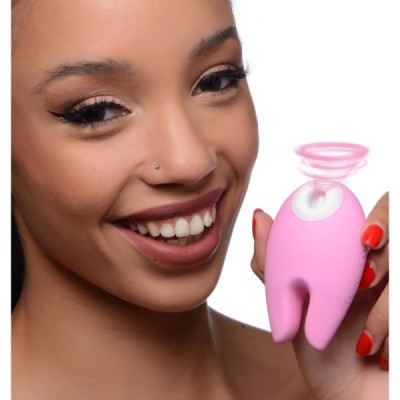 Sucky Bunny Silicone Clitoral  Stimulator - Pink